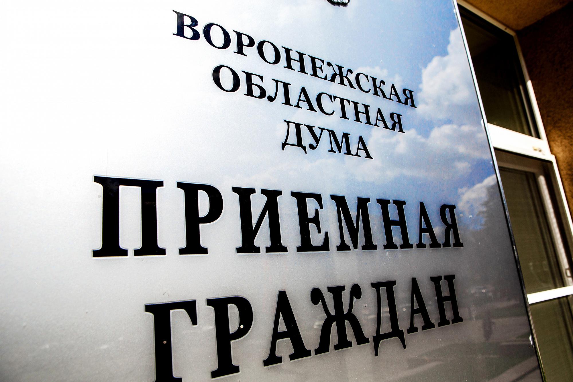 Больше 3 тысяч воронежцев обратились к депутатам Воронежской облдумы за помощью с начала года
